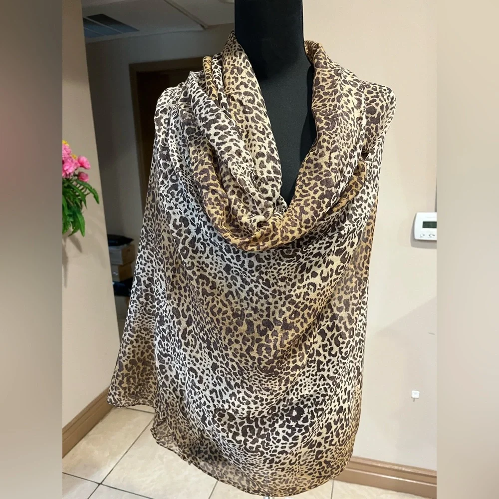 Leopard Print Scarf